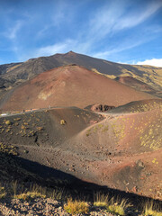 Italy Sicily, Catania active volcano Etna landscape