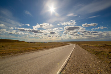 Patagonia, scenic road from Rio Gallego to Perito Moreno, Argentina