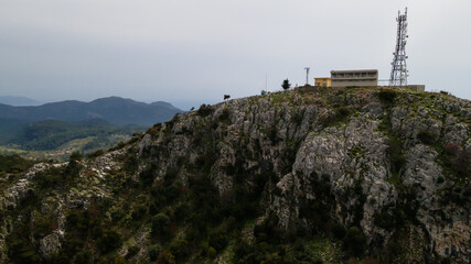 Iztuzu Beach view from Hill in Dalyan of Turkey