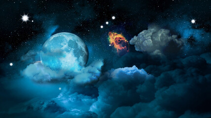 background with space