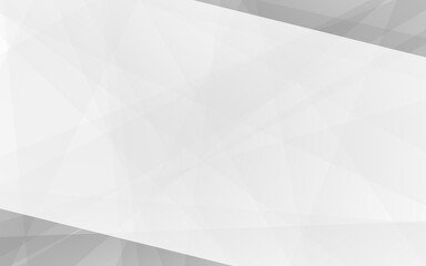 Obraz premium Abstract geometric white and gray Background. with space for concept design Technology and modern.