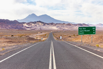 Route 23, a scenic road in the north of Chile