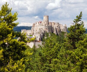 Obraz premium Spissky hrad castle ruin Spis region Slovakia Europe
