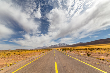 Fototapeta premium Route 23, a scenic road in the north of&nbsp;Chile