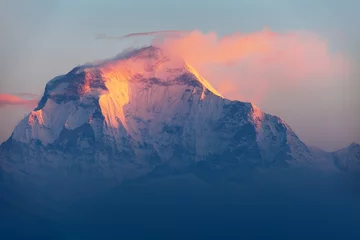 Photo sur Plexiglas Dhaulagiri Mount Dhaulagiri Poon Hill Nepal Himalayas mountains