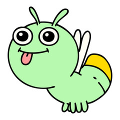 cute cartoon glow bug