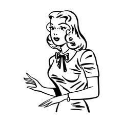 Ironic Satirical Illustration of a Retro Classic Comics book character