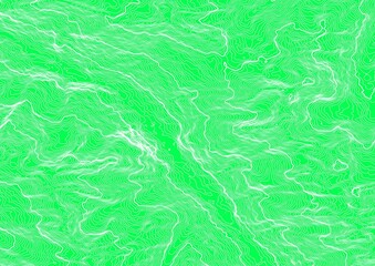 Fototapeta na wymiar An green and white Topographic map lines 25 m, level curves, contour, terrain path, travel background. Geographic abstract grid. Vector illustration