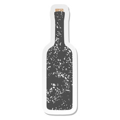 wine bottle grunge sticker