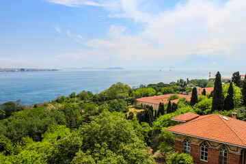 Obraz premium Sea View from the Topkapi Palace in Summer
