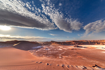 Fototapeta na wymiar Moon Valley, Valle de la Luna, Atacama desert, Chile