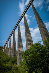 Tall railway bridge, Brazil