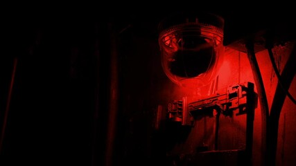 Red Alert Light Flashing Loop