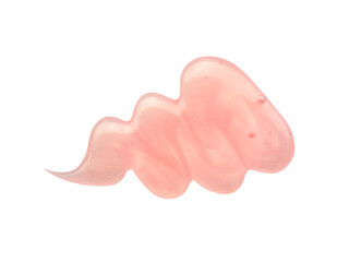 Sample of shower gel isolated on white