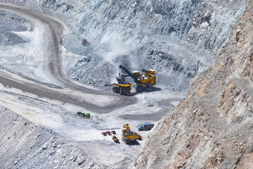 Chuquicamata, biggest open pit copper mine, Calama, Chile