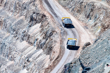 Chuquicamata, biggest open pit copper mine, Calama, Chile