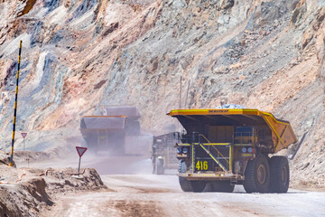 Chuquicamata, biggest open pit copper mine, Calama, Chile