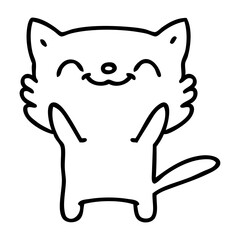 happy little cat