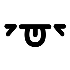 dismissive face icon