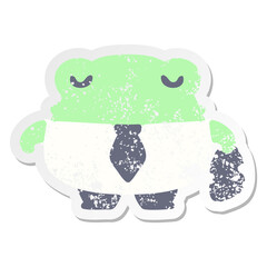 important business toad grunge sticker