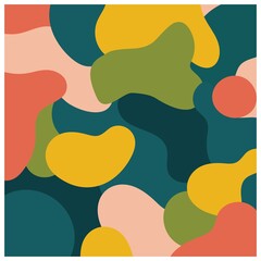 Colorful Abstract Background with liquid drops splash. Abstract free form colorful shapes background. Colorful gradations. Fluid shapes. Colorful Flow Shapes 