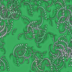 Abstract fractal background Brown Spiral Oriental Garden computer-generated image.