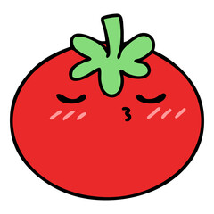 perfectly ripe tomato