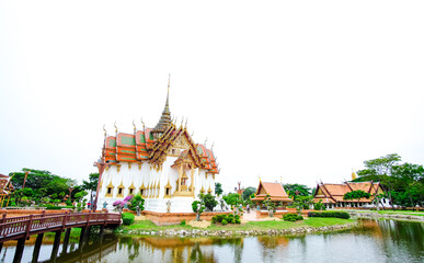 Dusit Maha Prasat Throne Hall at Wat Phra Kaew. Bangkok, Thailand