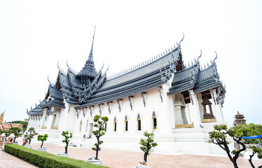 Fototapeta premium Sanphet Prasat Palace. Phra Si Sanphet Royal Palace in Ancient City of Samut Prakan in Thailand.