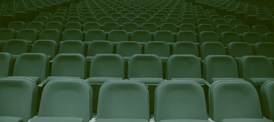 Obraz premium concert hall Red empty seats