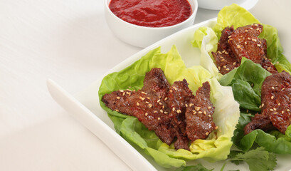 Beef and lamb images for the food industry.
