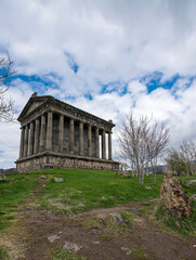 Fototapeta na wymiar Garni temple, Hellenistic temple from the first century in Armenia