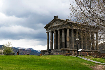 Fototapeta na wymiar Garni temple, Hellenistic temple from the first century in Armenia