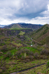 Garni Gorge, Kotayk region, near the village of Garni. It is represented by five high, often hexagonal basalt columns.