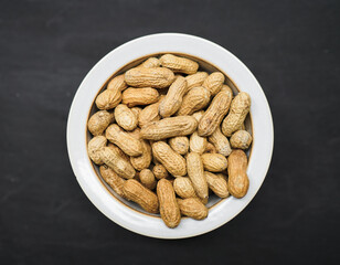 Dry Roasted Peanuts - plain, no salt, in-shell