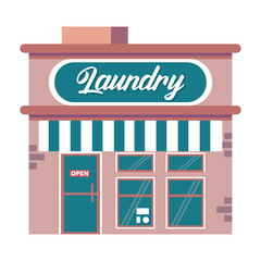 laundry building facade