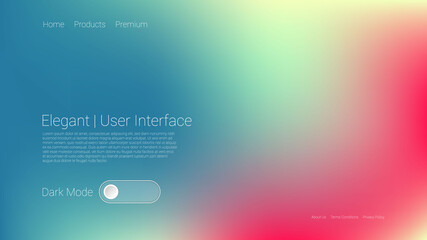 Abstract Modern Background with Pastel Color and Blur Effect for Website Landing Page.