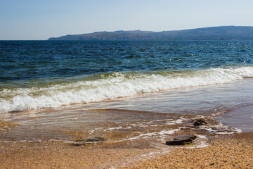 Fototapeta premium The Black Sea coast at Feodosia, Crimea. 