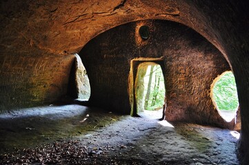 Cave monastery in Rozhirche