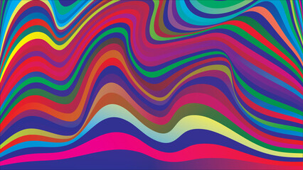 Modern wavy curve abstract presentation background