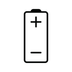 Battery. Single flat icon color e ditable