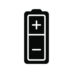 Fototapeta premium Battery. Single flat icon color e ditable