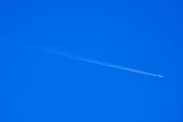 plane in the sky