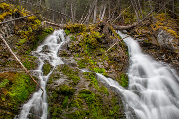 Tranquility - long exposure waterfalls, Kananaskis, Alberta, Canada