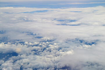 Obraz na płótnie Canvas Aerial View from a Plane