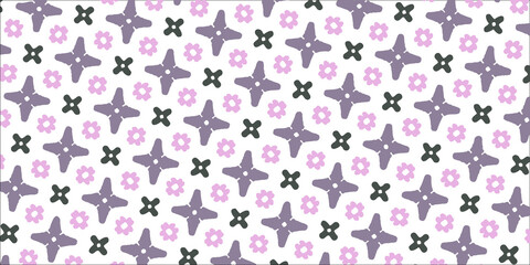 抽象的なピンクのシンプルな柄のベクターのイラスト
