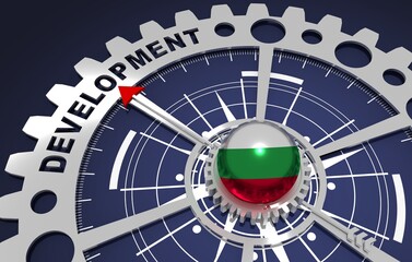 Global business and economic solutions concept. 3D illustration