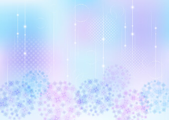 水彩 梅雨の紫陽花 背景フレーム Wall Mural Wallpaper Murals Iwozon 水彩 梅雨の紫陽花 背景フレーム Wall Mural Wallpaper Murals Iwozon