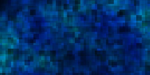 Dark BLUE vector template with rectangles.