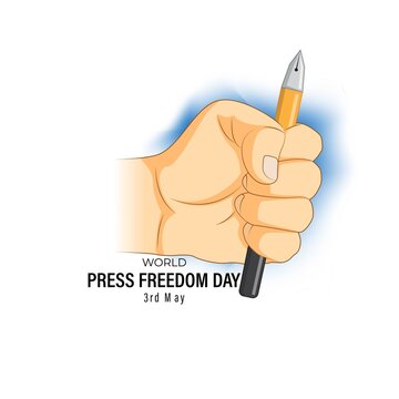 Vector illustration for world press freedom day-3rd May